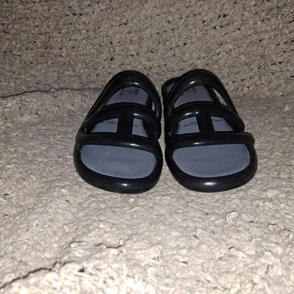 MELISSA x TELFAR Jelly Slide-Black-Size 39/8 US-Near Mint